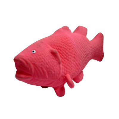 Supper Fish Latex Toy Pink For Pets